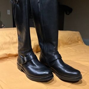 HARLEY DAVIDSON BLACK LEATHER BOOT